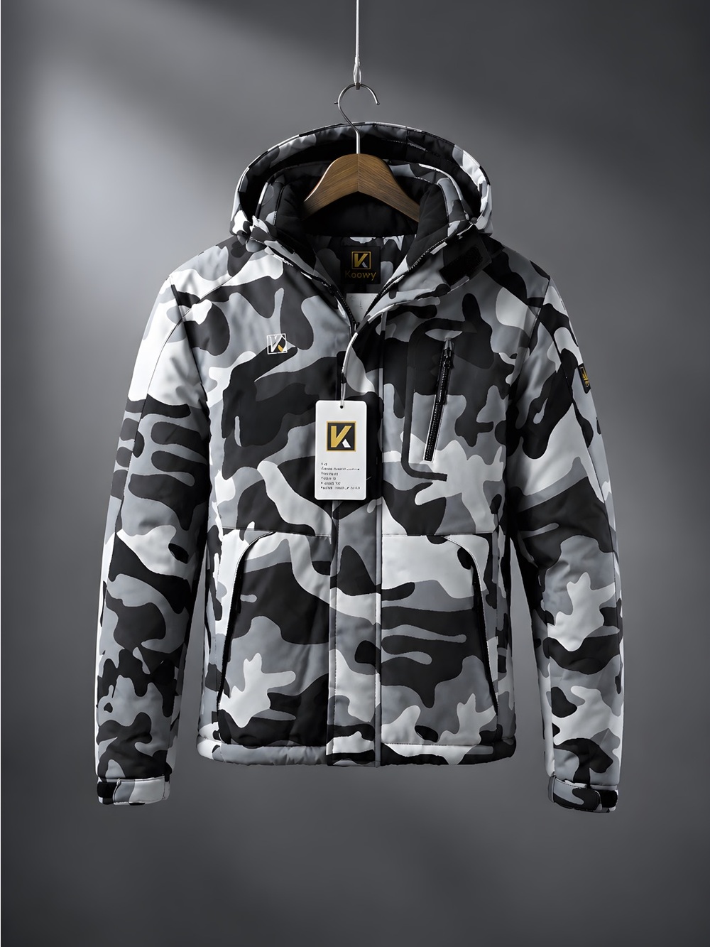 NWT Boy’s Waterproof Fleece Lined Camo Jacket